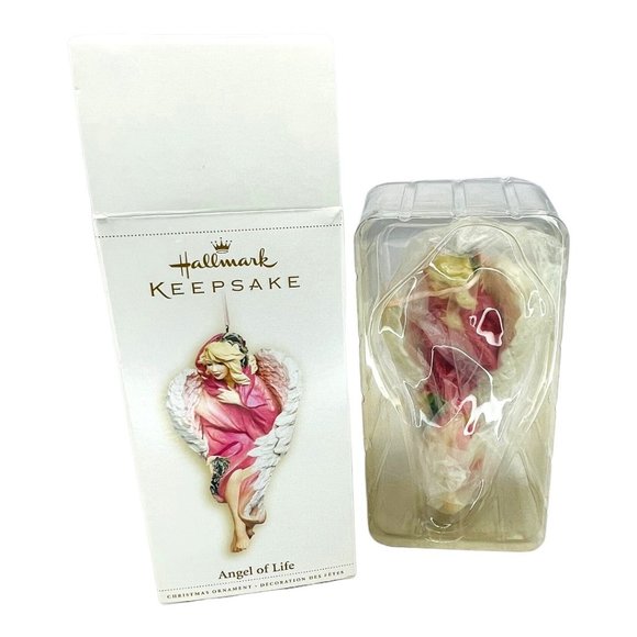 Hallmark Keepsake Angel of Life Porcelain Christmas Tree Ornament 2006 - Picture 10 of 12